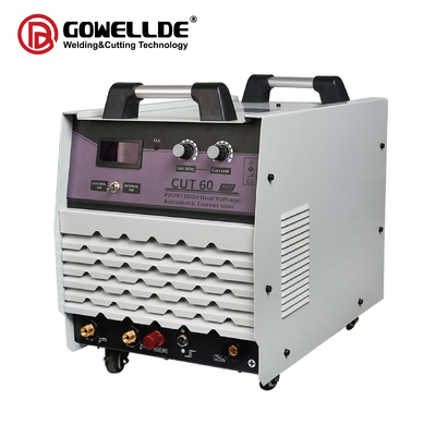 AC380V Inverter Air Plasma Cutter , Inbuilt Compressor Steel Plasma Cutting Machine