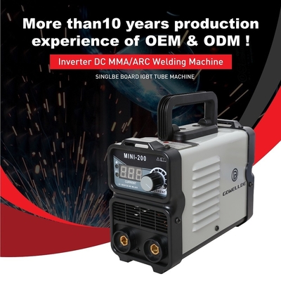 Mini Arc Welding Machine igbt technology Portable Dc Inverter mini200  for home use small size arc welder AC220V